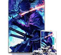 Fantasy Ninja Warrior Jigsaw Puzzles for Adults,for Educational Game Challenge Toy for Is Ideal As A Gift for The Whole Family 38x26cm
