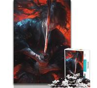 Fantasy Ninja Warrior Jigsaw Puzzles for Adults Teenagers Jigsaws Puzzle,Help The Brain Exercise Addictive Toys to Cultivate Patience A Work of Art 50x75cm