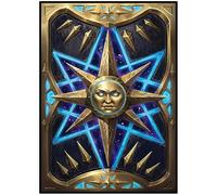 Fantasy North - Book of the Stars - Spell Book Series I - 100 Textured Matte TCG Card Sleeves - Fits Magic MTG Commander Pokemon and Other Card Games - Playing Card Sleeves
