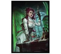 Fantasy North - Claudia Hest - Maniacal Mutagist - 100 Smooth Matte TCG Trading Card Sleeves - Fits Magic MTG Commander Pokemon and Other Card Games - Playing Card Sleeves (FN143S)