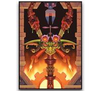 Fantasy North - Goblins - Heritage Card Backs - 100 Textured Matte TCG Card Sleeves - Fits Magic MTG Commander Pokemon and Other Card Games - Playing Card Sleeves