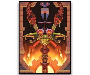 Fantasy North - Goblins - Heritage Card Backs - 100 Textured Matte TCG Card Sleeves - Fits Magic MTG Commander Pokemon and Other Card Games - Playing Card Sleeves