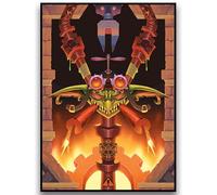 Fantasy North - Heritage Card Backs - 100 Textured Matte TCG Card Sleeves - Fits Magic MTG Commander Pokemon and Other Card Games - Playing Card Sleeves (196)