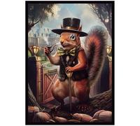 Fantasy North - Sir Peregin Nutley - Acorn Aristocrat - 100 Textured Matte TCG Card Sleeves - Fits Magic MTG Commander Pokemon and Other Card Games - Playing Card Sleeves