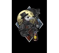 Fantasy Notebook: Plague Doctor Fantasy Steampunk Victorian Era Notebook