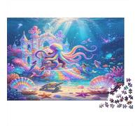 Fantasy Octopus 1000 Piece Jigsaw Puzzle Paper for Adults Underwater Magical World Relaxing Focus Family Decoration Gift 38x26cm/1000pcs