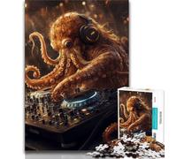Fantasy Octopus 1000 Piece Jigsaw Puzzles for Teenagers,Family Game Stress Reliever Difficult Challenge Great Gifts And Toys (38x26cm)