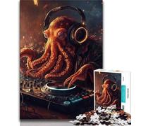Fantasy Octopus JigsawPuzzle 1000 Pieces for Teenagers,Challenging Family Activity Games DIY Toy for Home Wall Decor Gifts (50x75cm)
