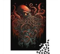 Fantasy Octopus Wooden Jigsaw Puzzles 1000 Pieces for Adults Jigsaw Puzzles for Adults 1000 Piece Puzzle Educational Games 1000pcs (75x50cm)