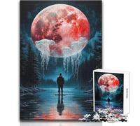 Fantasy on The Lake Jigsaw 1000 Pieces for Adults Brain Training Educational Game Ideal Surprise Gift for Loved Ones Size 50x75cm