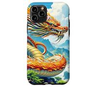 Fantasy Orange Dragon Mountains Case for iPhone 11 Pro