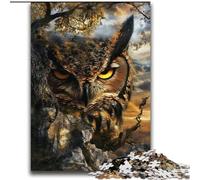 Fantasy Owl 2000 Piece Jigsaw Puzzle for Adults Teens, Challenging Game Toys Every Piece Is Unique - Challenging Family Fun Game (70x100cm)