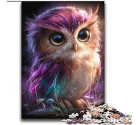 Fantasy Owl Jigsaw Puzzles 2000 Pieces for Adults Teens, Staycation Kill Time Enhance Love between Couples (70x100cm)
