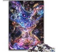 Fantasy Owl Jigsaw Puzzles for Adults 2000, Staycation Kill Time Every Piece Is Unique - Challenging Family Fun Game (70x100cm)