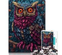 Fantasy Owl JigsawPuzzle 1000 Pieces for Adults,Challenging To Complete But Fun And Humorous Unique Home Decor And Gifts (50x75cm)