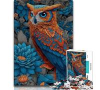 Fantasy Owl JigsawPuzzle 1000 Pieces for Teenagers,Challenging To Complete But Fun And Humorous Birthday Present,Gifts,Wall Art 38x26cm