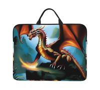 Fantasy Painting Dra Patterned Laptop Sleeve Bag, 17 Inch Shockproof Laptop Sleeve, Slim Laptop Bag