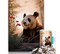 Fantasy Panda Adult Jigsaws 1000 Piece,Educational Game Challenge Toy Wall Decoration Unique Birthday And Xmas Gifts 75x50cm