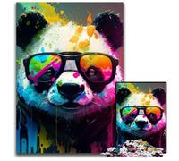 Fantasy Panda Jigsaw Puzzle 1000 Pieces Jigsaw Puzzles for Adults Erfect for Home Decor, Birthdays, Holidays, And Gifts 26X38CM/10.23x14.96inch