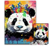 Fantasy Panda Jigsaw Puzzles for Adults 1000 Wooden Puzzles Interactive Family Game, Brain Challenge, Educational Toy 50x75CM/19.68x29.52inch