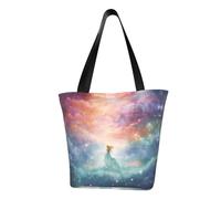 Fantasy Paradise Space Fashionable shoulder handbag, women's crossbody shoulder bag, suitable for weekend travel shopping shoulder bag