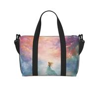 Fantasy Paradise Space Print Weekend Holdall 41cm Water Resistant Duffle Cabin Luggage Under Seat Travel Tote for Women