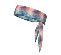 Fantasy Paradise Space Sweat-Absorbing Sports Headband, Non-Slip and Adjustable, Running, Basketball, Yoga Sports Headband