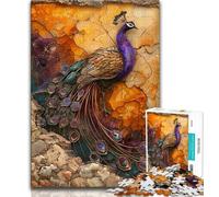 Fantasy Peacock Jigsaw Puzzles for Teenagers 1000 Pieces,Decompressing Intellectual Educational Toy Great Gifts And Toys (75x50cm)
