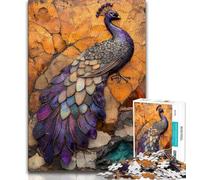 Fantasy Peacock Puzzles 1000 Pieces for Teenagers,Stress Reliever Difficult Challenge Deal As Gifts for The Whole Family (38x26cm)