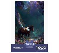Fantasy Pegasus Puzzles 1000 Piece Challenge Toy Adults And Children Colorful Puzzle Game Family Fun Jigsaws Puzzles Relaxing Time Home Decoration Gift 38x26cm/1000pcs