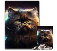 Fantasy Persian Cat 1000Pc Adults Jigsaw Puzzle Jigsaw Puzzles for Adults Brain Challenge Gift, Educational Activity for Teenagers 50x75CM/19.68x29.52inch