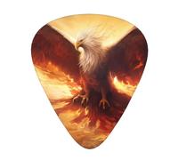 Fantasy Phoenix 12 Pcs Guitar Picks, 0.46mm/0.71mm/0.96mm Thickness, Guitar Plectrum With Storage Case For Acoustic-Electric Guitar Ukulele Bass