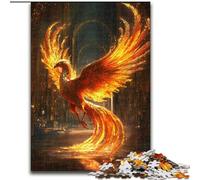 Fantasy Phoenix Adult Jigsaw Puzzles 1000 Pieces, for Age 14+ Fun Games Fun Activities at Home, Birthday Gifts, Travel Gifts (50x75cm)