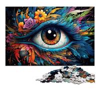 Fantasy Phoenix Eyes Painting Adult Jigsaw Puzzles 1000 Pieces Wooden Puzzles Brain Teaser Game for Teenagers, Perfect 50x75CM/19.68x29.52inch