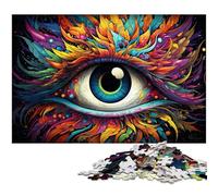 Fantasy Phoenix Eyes Painting Jigsaw Puzzles 1000 Pieces for Adults Jigsaw Puzzles Perfect for Family Gatherings, Birthdays, Holidays 50x75CM/19.68x29.52inch