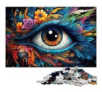 Fantasy Phoenix Eyes Painting Jigsaw Puzzles for Adults, 1000 Piece cardboard Jigsaw Puzzles for Adults Challenging Brain Teaser for Teenagers, Family Game Night Fun 26X38CM/10.23x14.96inch