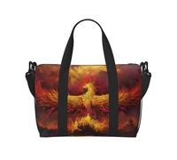 Fantasy Phoenix Handheld Crossbody Travel Bag Single Shoulder Handbag Sports and Fitness Bag Travel Luggage Bag