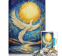 Fantasy Phoenix Jigsaws 1000 Pieces for Teenagers,Educational Games Home Decoration Deal As Gifts for The Whole Family 75x50cm