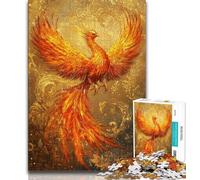 Fantasy Phoenix Jigsaws 1000 Pieces for Teenagers,Help The Brain Exercise Addictive Toys to Cultivate Patience Parent-child Interaction (75x50cm)
