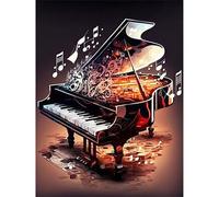 Fantasy Piano Jigsaw Puzzles for Adults 300 piece, puzzle for Adults 15.7x11 inch, DIY Craft puzzles for Home Decoration Gifts,Puzzle Perfect for Game