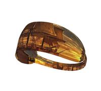 Fantasy Pirate Ship Printing One-Pack Comfortable Elastic Exercise Headband Athletic Band 4.3 * 13.4in Soft And Breathable â€‹