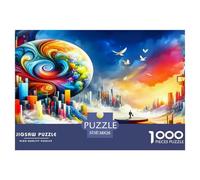 Fantasy Planet 1000 Piece Jigsaw Puzzles for Adults Fun, Challenging & Brainteasing Birthday Gifts for Women And Man Challenge High Difficulty 38x26cm/1000pcs