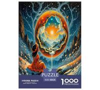 Fantasy Planet 1000 Piece Universe Jigsaws Puzzles for Adults And Kids Challenging Games 1000 Pieces Stress Reliever Challenge High Difficulty 38x26cm/1000pcs