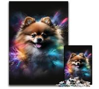 Fantasy Pomeranian 1000 Piece Jigsaw Jigsaw Puzzles Relaxing Entertainment, Home Decor 50x75CM/19.68x29.52inch