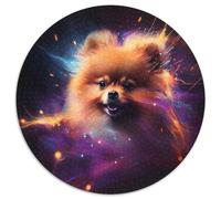 Fantasy Pomeranian Jigsaw Puzzles for Adults 1000 Piece Difficult Puzzles for Adults Gift DIY Fun Suitable for Home Living Room Office Decoration 1000pcs (67.5x67.5cm)