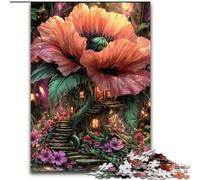 Fantasy Poppy Flowers 1000 Piece Jigsaw Puzzles for Adults & Teens, Educational Stress Relief Toy for Is Ideal As A Gift for The Whole Family (50x75cm)