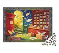 Fantasy Post Office Magic Letters 1000 Piece Jigsaw Puzzle Paper Jigsaw Puzzle for Adults Dream Scene Relaxation Gift Home Decor 38x26cm/1000pcs