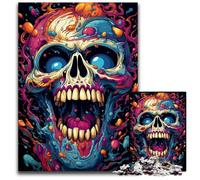 Fantasy Psychedelic Monster Puzzles 1000 Pieces for Adults Impossible Jigsaw Puzzles for Adults Challenging Brain Teaser for Teenagers, Family Game Night Fun 1000 PCS(38x26cm)
