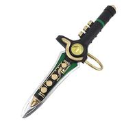 Fantasy PU Foam Sword for Cosplay Mighty The Saba White Power Sword Rangers Collectible Gift for Halloween and Xmas (Green Ranger)
