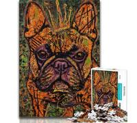Fantasy Pug 1000 Pieces Jigsaw Puzzle for Adults& Teens,Challenging Game And Family Play for Is Ideal As A Gift for The Whole Family 75x50cm